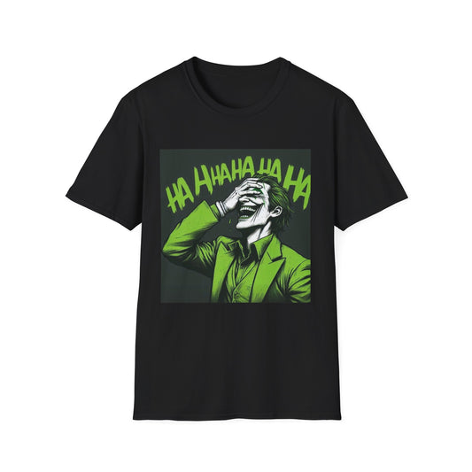 Unisex Joker Humor T-Shirt - Funny Graphic Tee, Unisex Shirt for Comic Fans, Gift for Birthdays & Special Occasions, Casual Wear
