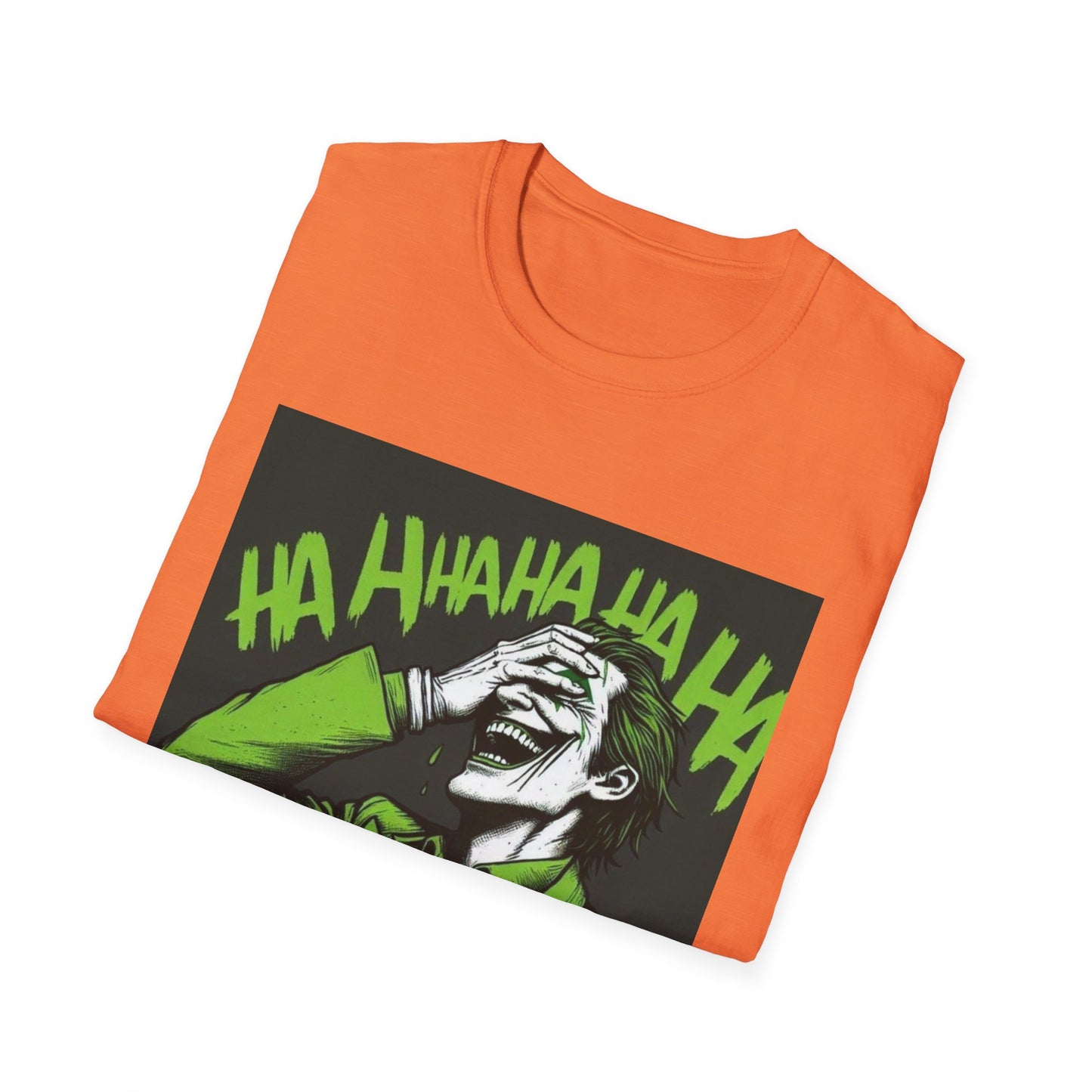 Unisex Joker Humor T-Shirt - Funny Graphic Tee, Unisex Shirt for Comic Fans, Gift for Birthdays & Special Occasions, Casual Wear