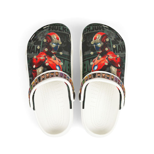 Kid's Superhero EVA Foam Clogs, Kids Shoes, Fun Footwear, Summer Sandals, Play Shoes, Gift for Boys and Girls