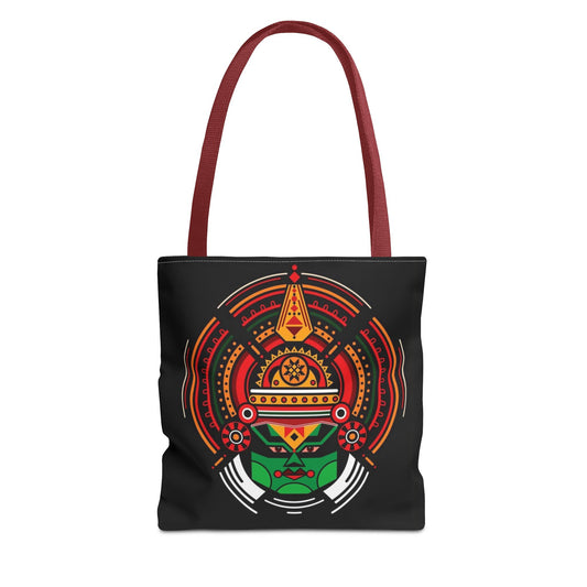 kerala Tote Bag - Kathakali design - malayali/malu Onam 2025, Eco-Friendly Shopping Bag, Colorful Canvas Bag, Unique Gift for Art Lovers, Boho Chic Accessory