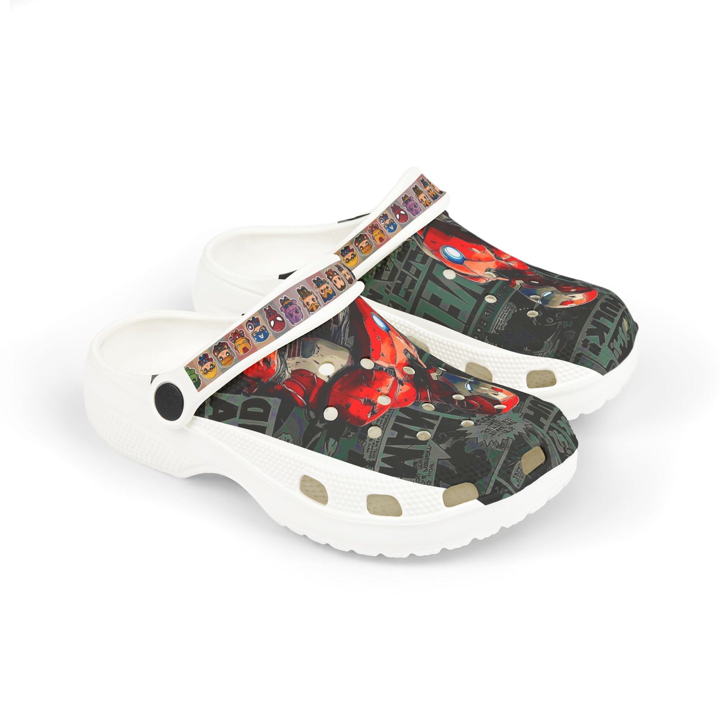Kid's Superhero EVA Foam Clogs, Kids Shoes, Fun Footwear, Summer Sandals, Play Shoes, Gift for Boys and Girls