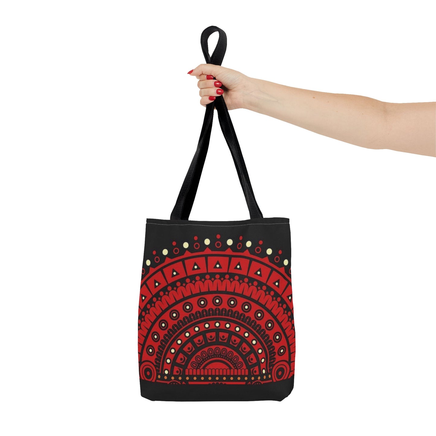 Kerala Theyyam tote bag design, Colorful AOP Bag, Ethnic Print Carryall, Stylish Shopping Tote, Eco-Friendly Beach Bag, Festival Accessory