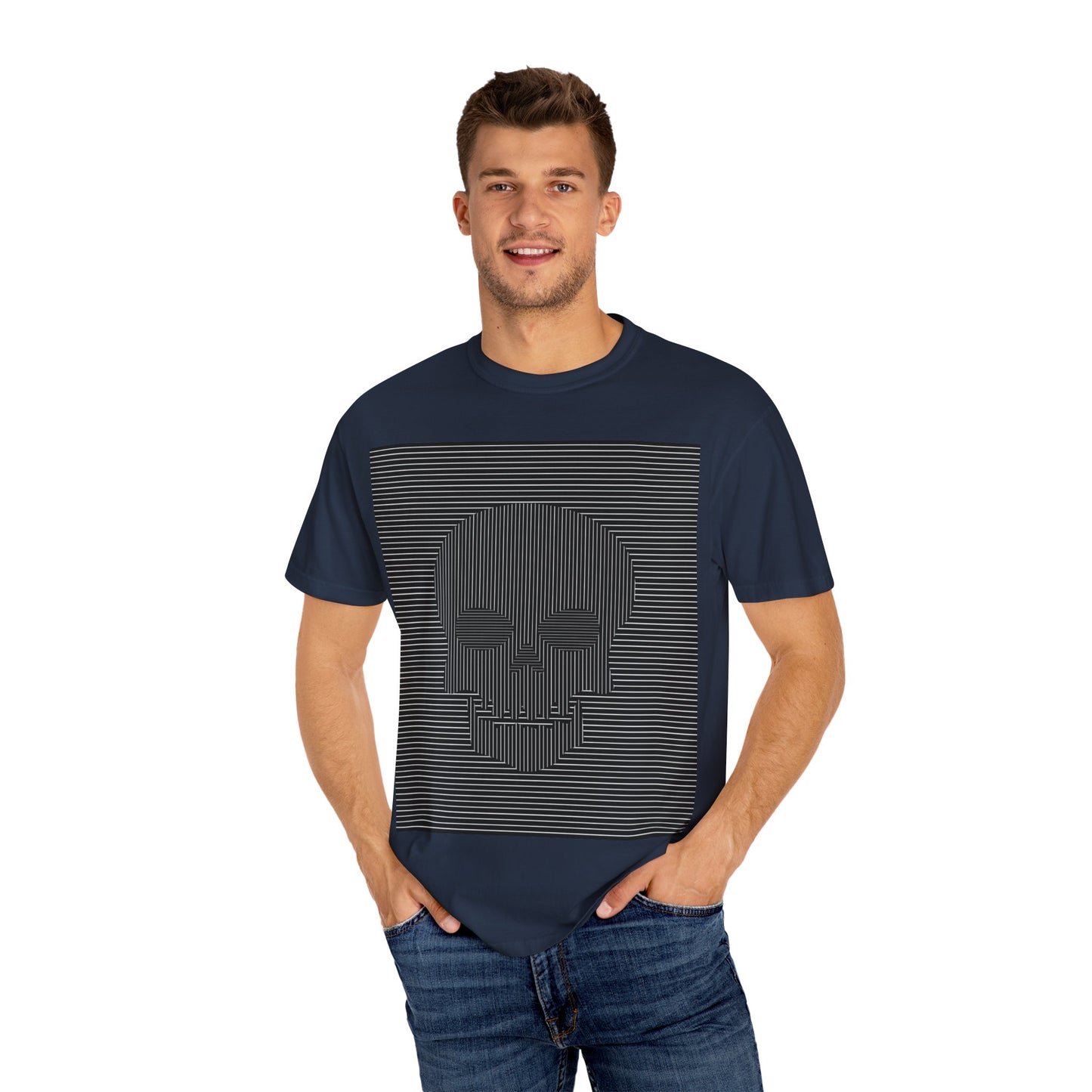Stylish Skull Graphic Tee | Unisex Casual T-Shirt, Unique Gift, Streetwear Essential, Trendy Apparel, Halloween Outfit