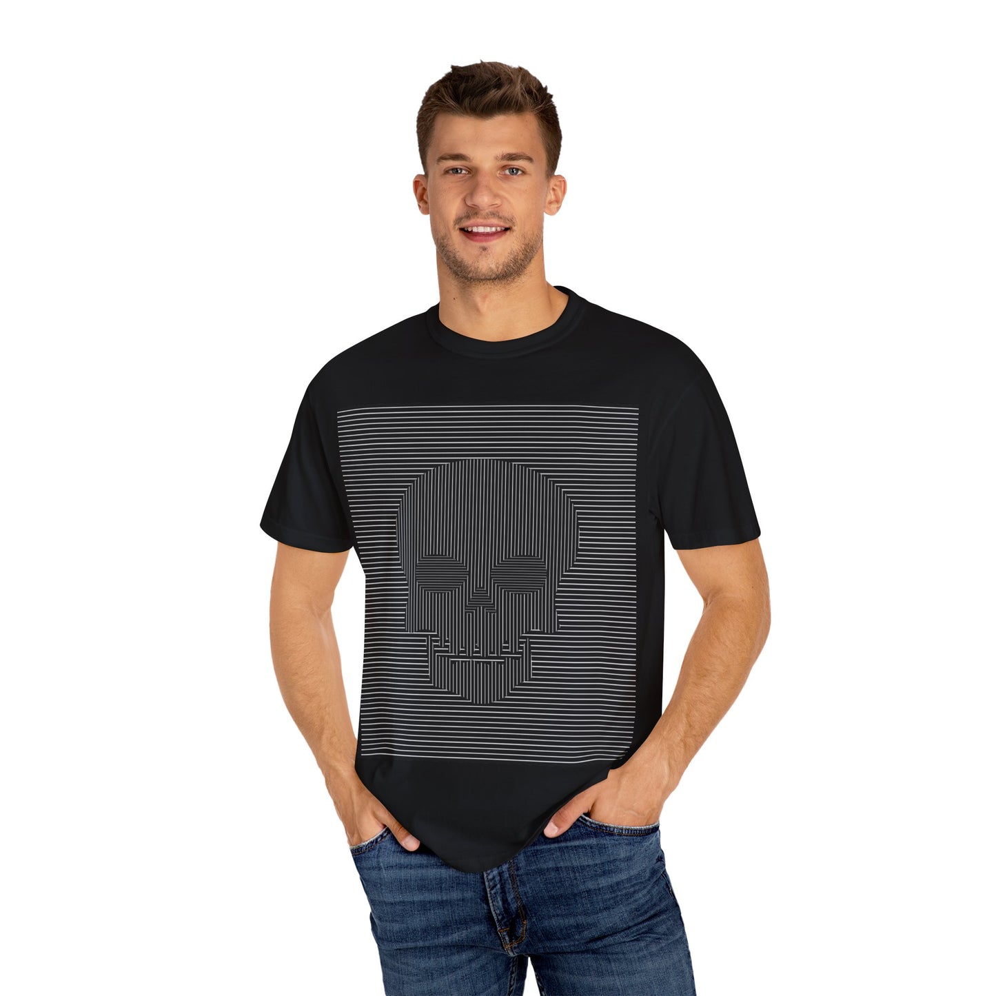 Stylish Skull Graphic Tee | Unisex Casual T-Shirt, Unique Gift, Streetwear Essential, Trendy Apparel, Halloween Outfit