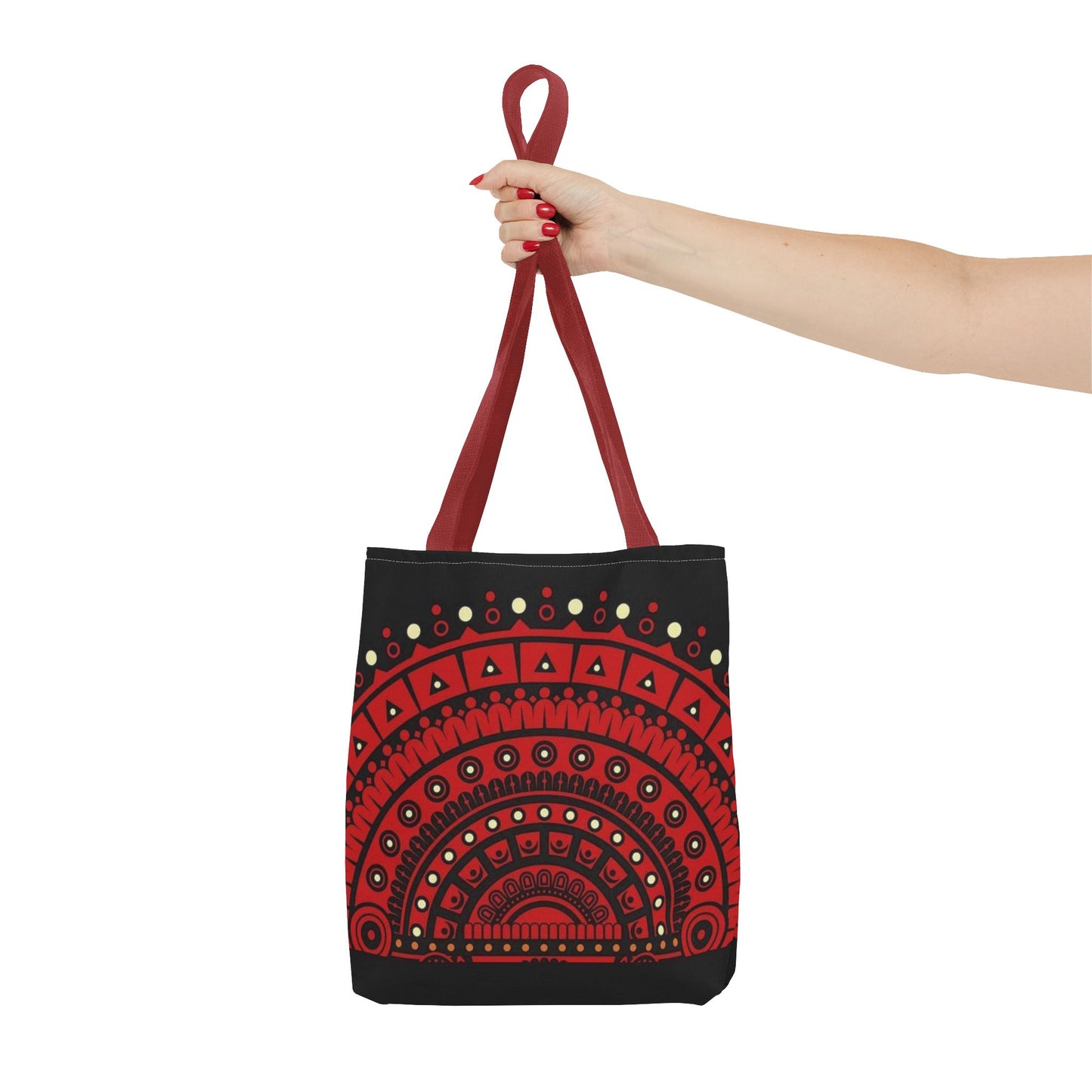 Kerala Theyyam tote bag design, Colorful AOP Bag, Ethnic Print Carryall, Stylish Shopping Tote, Eco-Friendly Beach Bag, Festival Accessory