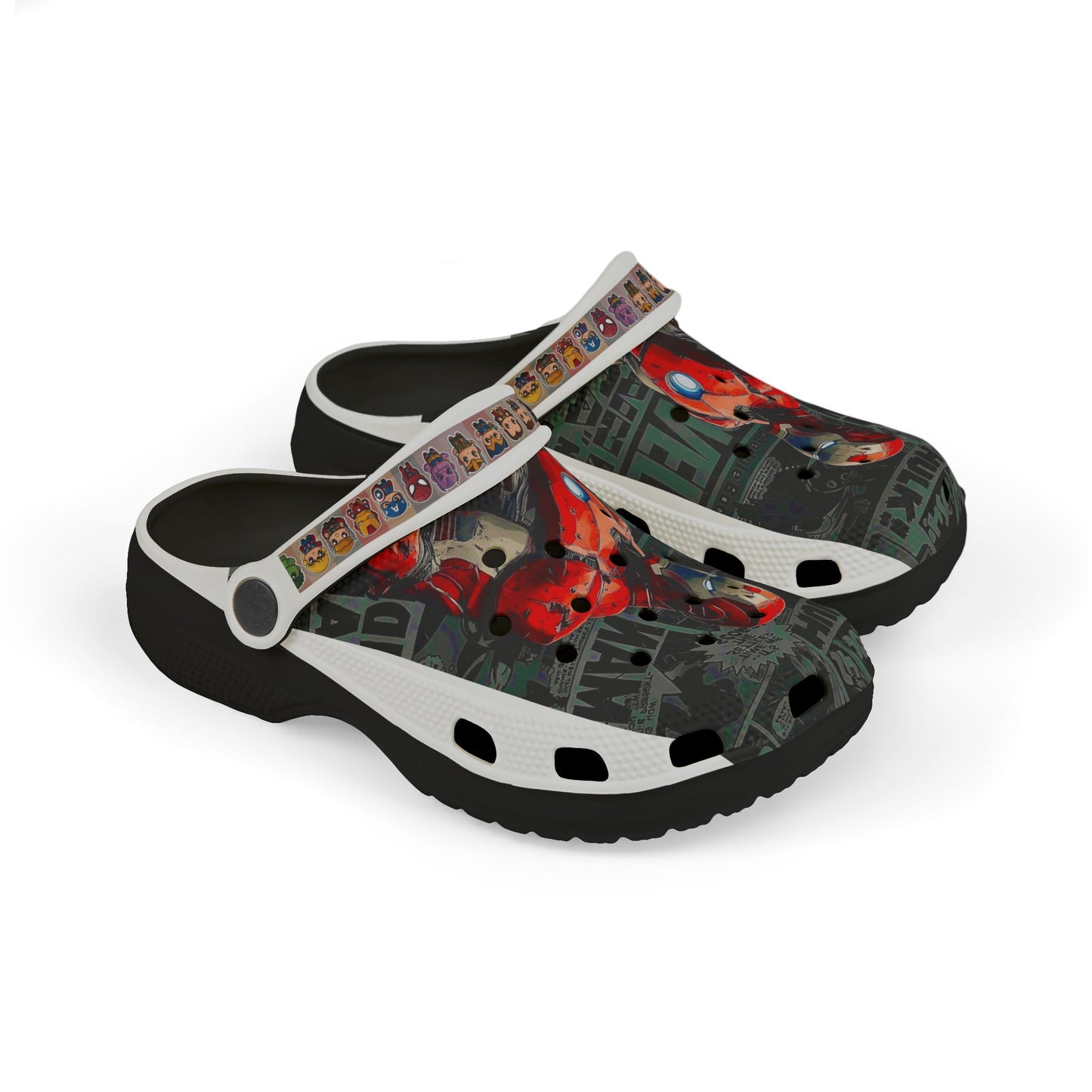 Kid's Superhero EVA Foam Clogs, Kids Shoes, Fun Footwear, Summer Sandals, Play Shoes, Gift for Boys and Girls