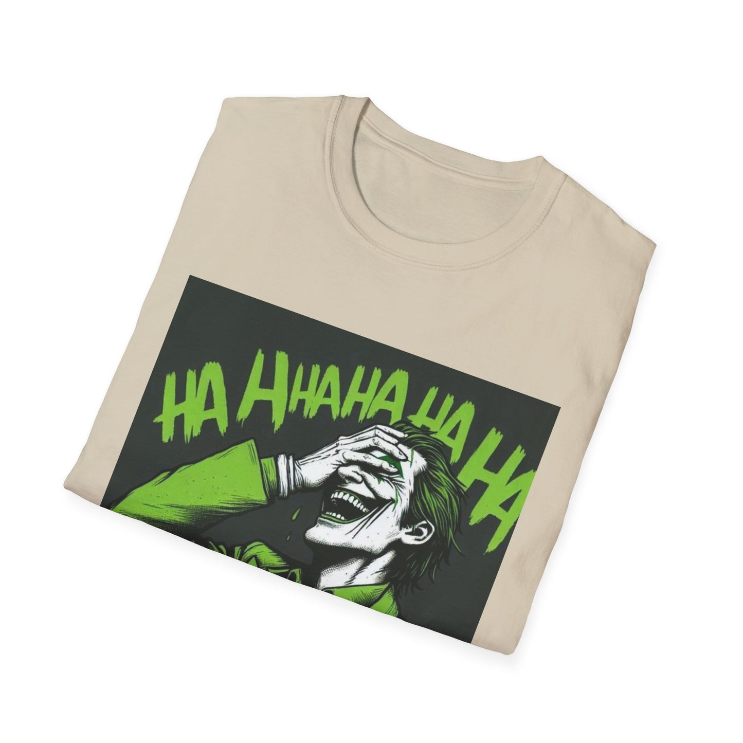 Unisex Joker Humor T-Shirt - Funny Graphic Tee, Unisex Shirt for Comic Fans, Gift for Birthdays & Special Occasions, Casual Wear