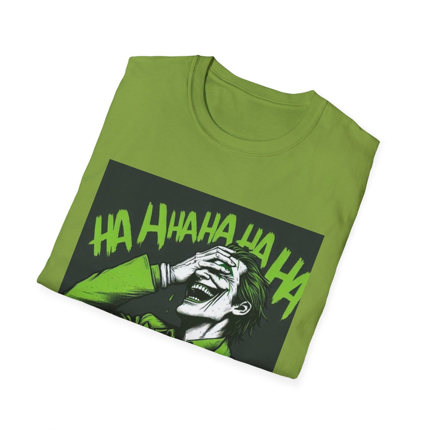 Unisex Joker Humor T-Shirt - Funny Graphic Tee, Unisex Shirt for Comic Fans, Gift for Birthdays & Special Occasions, Casual Wear