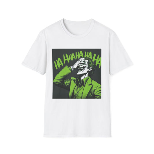Unisex Joker Humor T-Shirt - Funny Graphic Tee, Unisex Shirt for Comic Fans, Gift for Birthdays & Special Occasions, Casual Wear