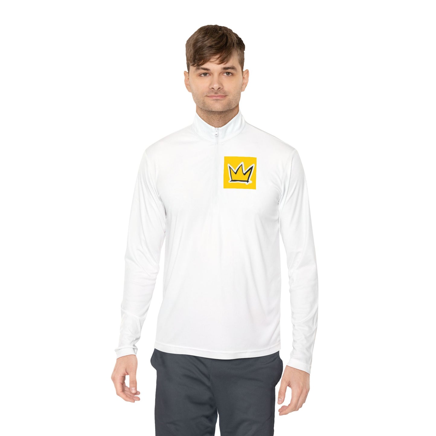 Stylish Unisex Quarter-Zip Pullover with Crown Design, Cozy Layering Piece, Perfect for Casual Outings, Gift for All Seasons, Ideal [...]