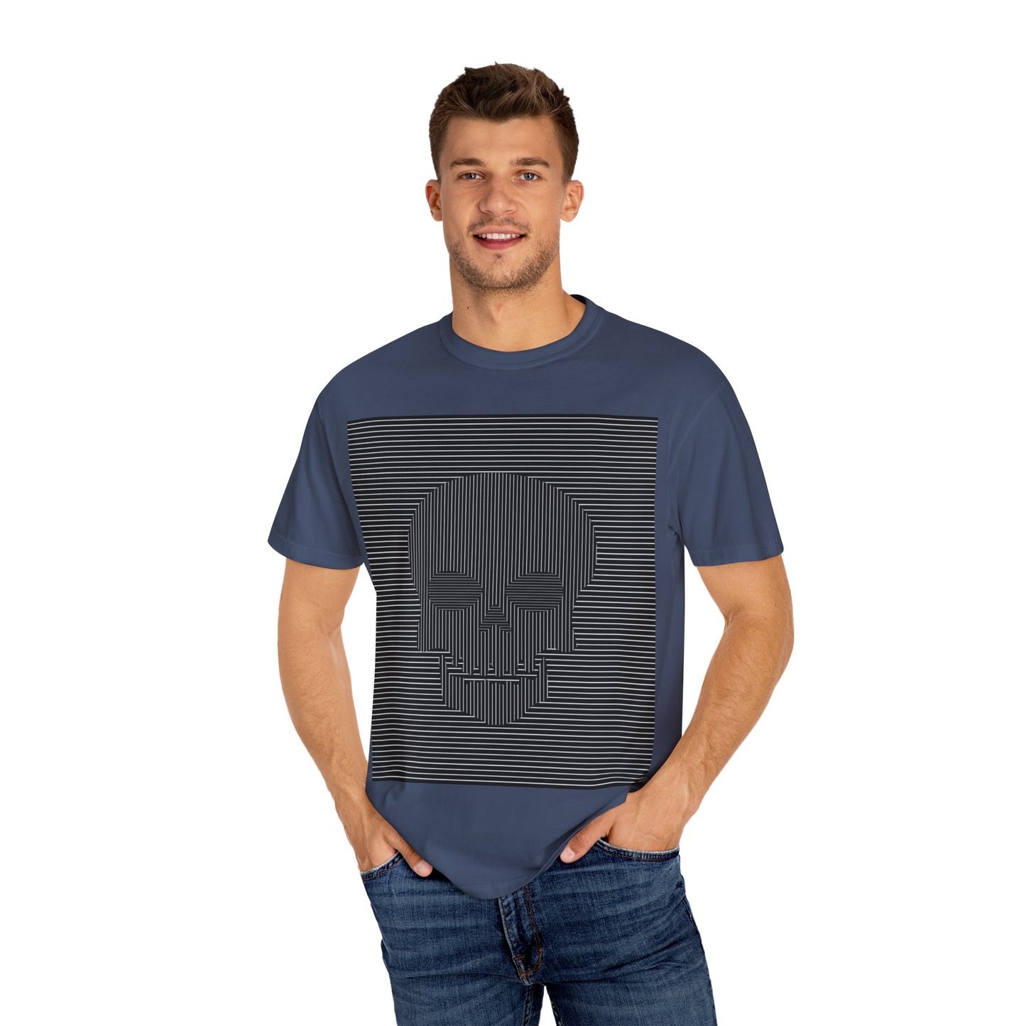 Stylish Skull Graphic Tee | Unisex Casual T-Shirt, Unique Gift, Streetwear Essential, Trendy Apparel, Halloween Outfit