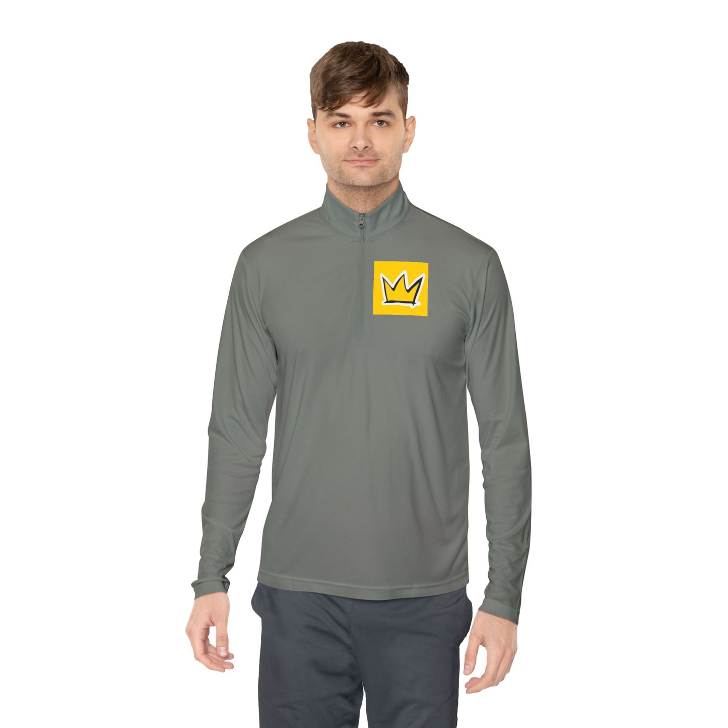Stylish Unisex Quarter-Zip Pullover with Crown Design, Cozy Layering Piece, Perfect for Casual Outings, Gift for All Seasons, Ideal [...]