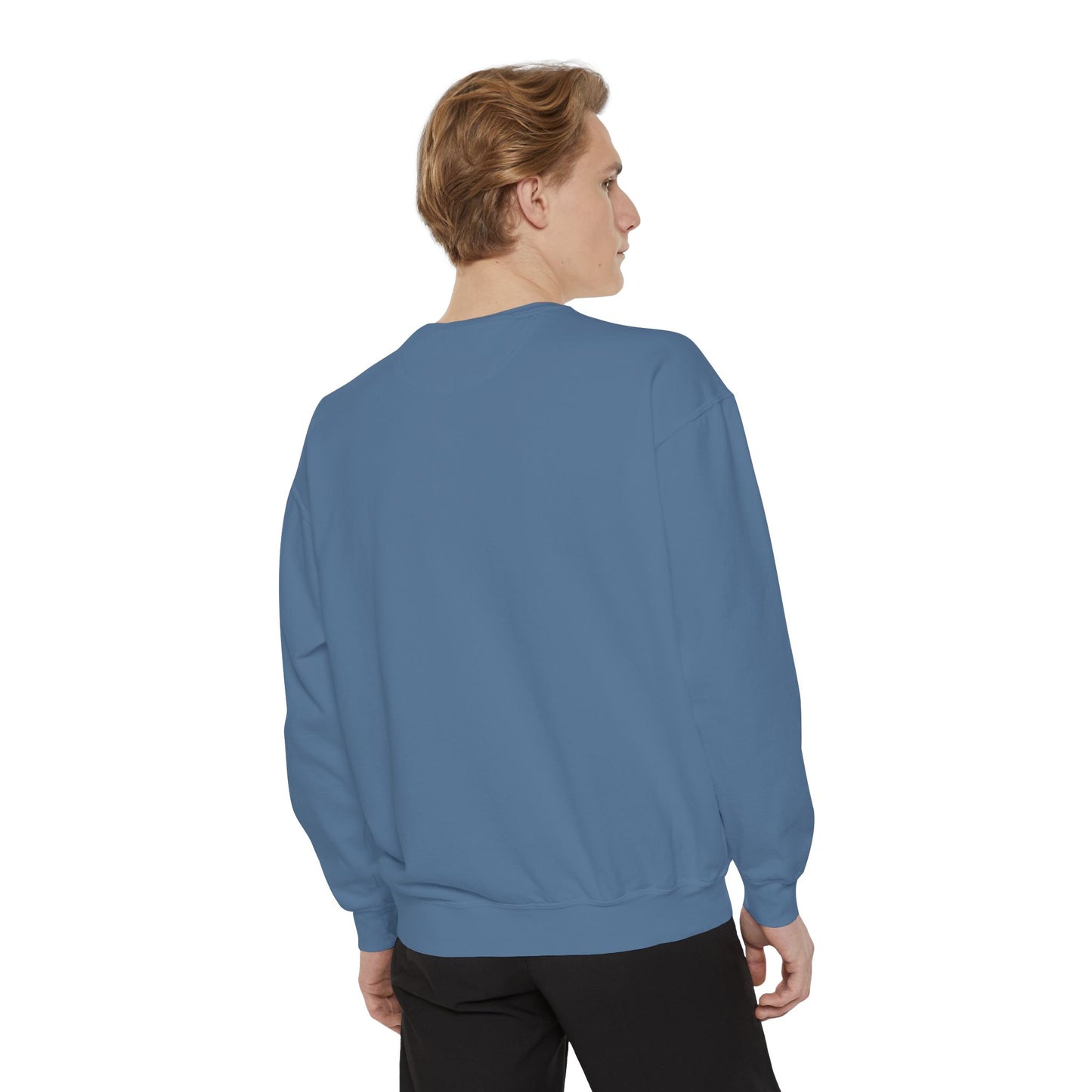 Batman Vintage Unisex Garment-Dyed Sweatshirt, Cozy Graphic Sweatshirt, Retro Style Crewneck, Gifts for Fans, Superhero Apparel