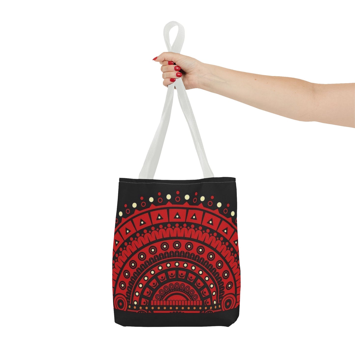 Kerala Theyyam tote bag design, Colorful AOP Bag, Ethnic Print Carryall, Stylish Shopping Tote, Eco-Friendly Beach Bag, Festival Accessory