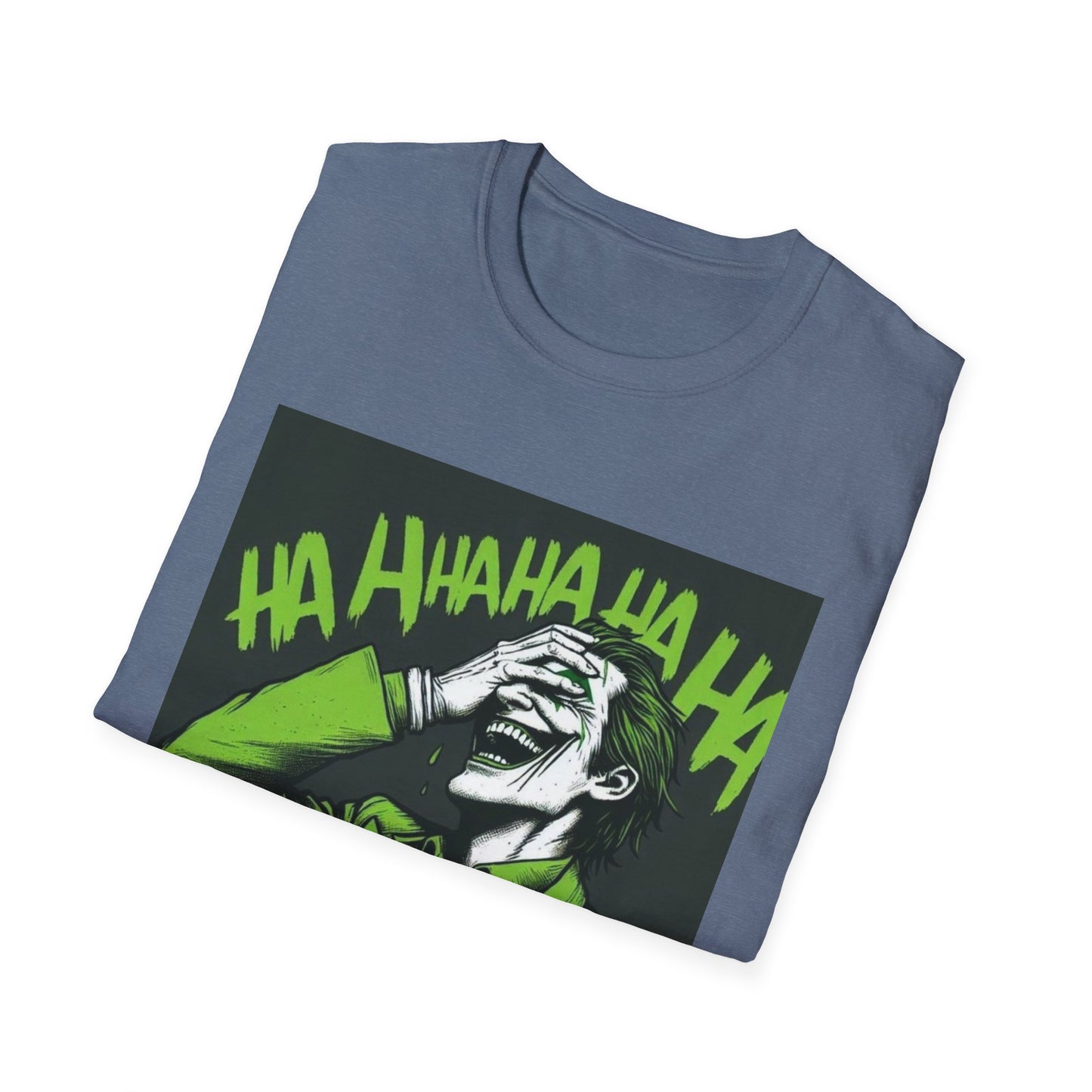 Unisex Joker Humor T-Shirt - Funny Graphic Tee, Unisex Shirt for Comic Fans, Gift for Birthdays & Special Occasions, Casual Wear