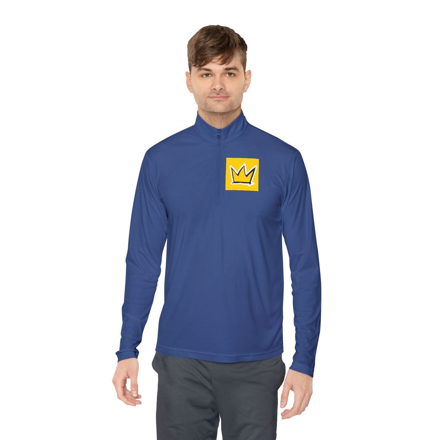 Stylish Unisex Quarter-Zip Pullover with Crown Design, Cozy Layering Piece, Perfect for Casual Outings, Gift for All Seasons, Ideal [...]