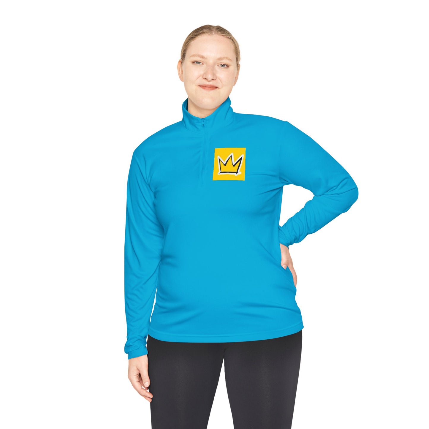 Stylish Unisex Quarter-Zip Pullover with Crown Design, Cozy Layering Piece, Perfect for Casual Outings, Gift for All Seasons, Ideal [...]