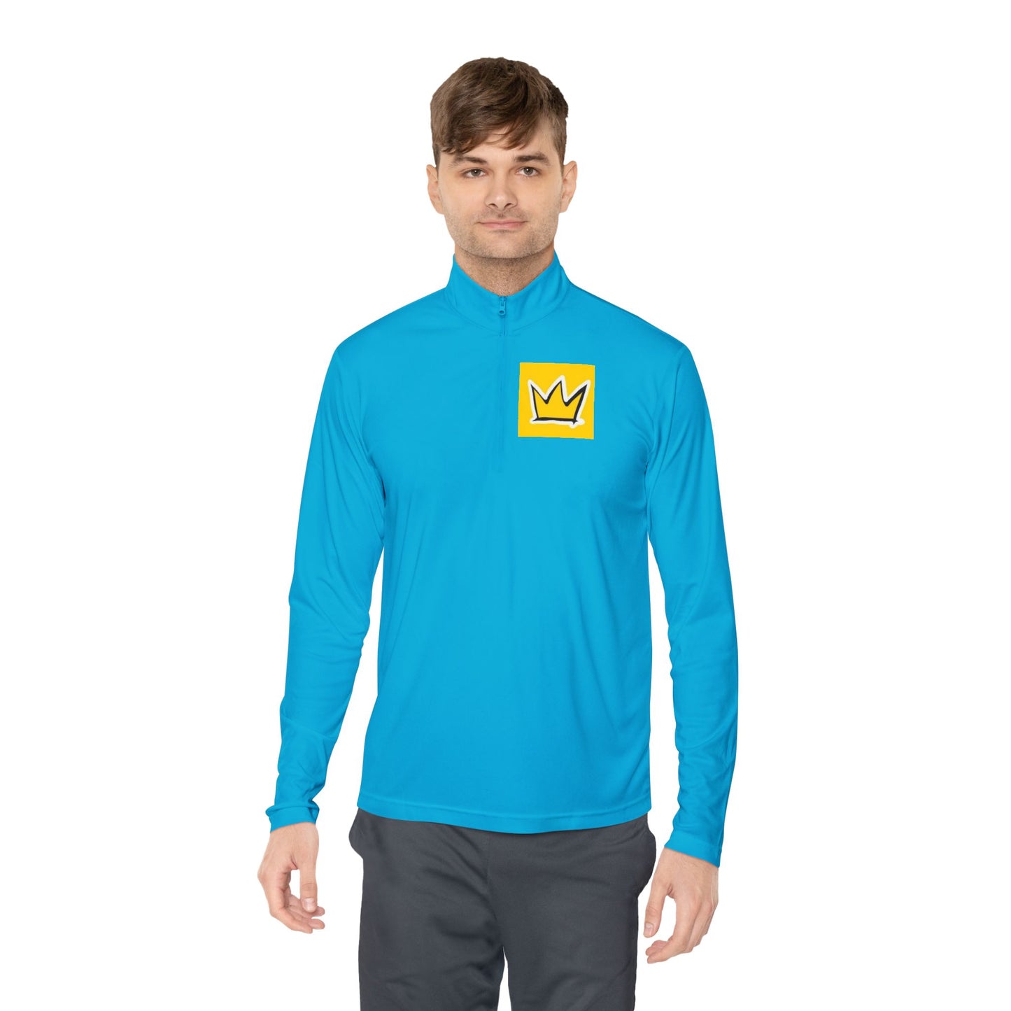 Stylish Unisex Quarter-Zip Pullover with Crown Design, Cozy Layering Piece, Perfect for Casual Outings, Gift for All Seasons, Ideal [...]