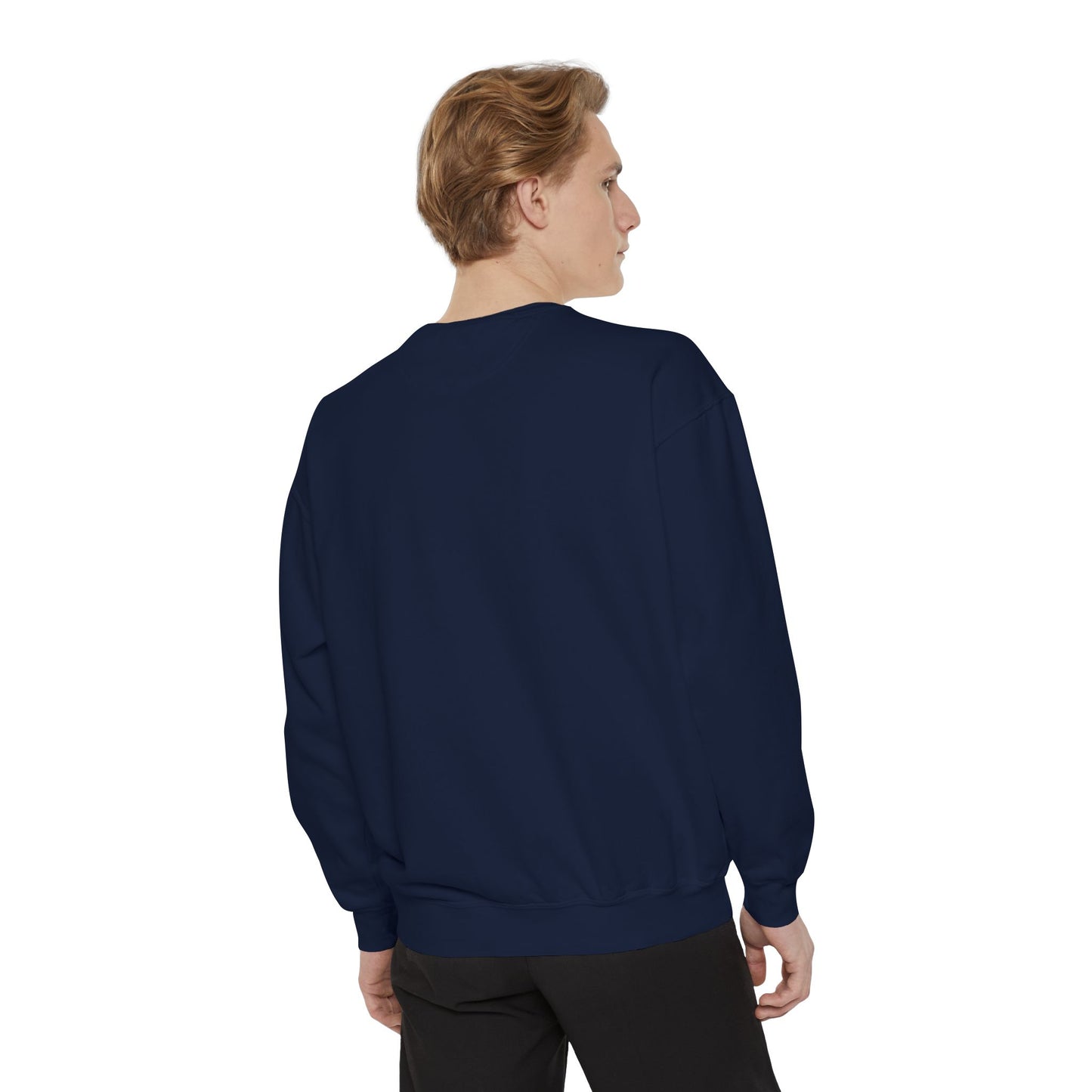 Batman Vintage Unisex Garment-Dyed Sweatshirt, Cozy Graphic Sweatshirt, Retro Style Crewneck, Gifts for Fans, Superhero Apparel