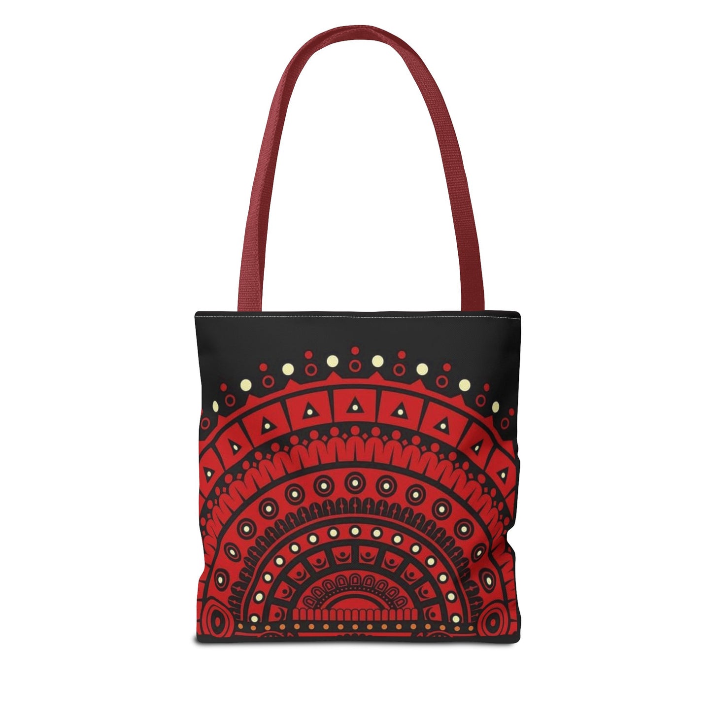 Kerala Theyyam tote bag design, Colorful AOP Bag, Ethnic Print Carryall, Stylish Shopping Tote, Eco-Friendly Beach Bag, Festival Accessory