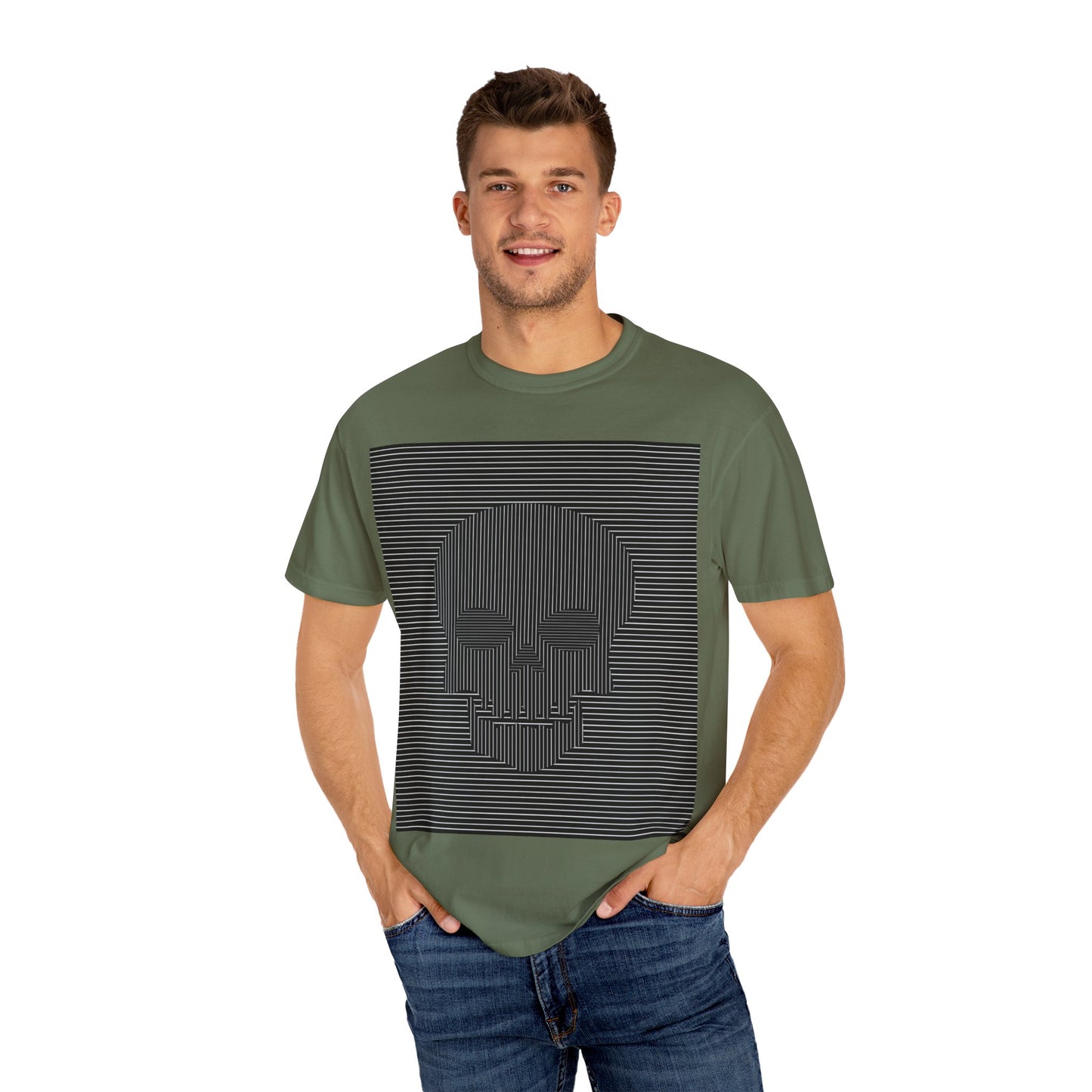Stylish Skull Graphic Tee | Unisex Casual T-Shirt, Unique Gift, Streetwear Essential, Trendy Apparel, Halloween Outfit
