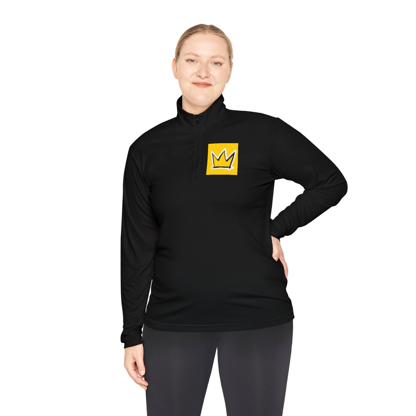 Stylish Unisex Quarter-Zip Pullover with Crown Design, Cozy Layering Piece, Perfect for Casual Outings, Gift for All Seasons, Ideal [...]