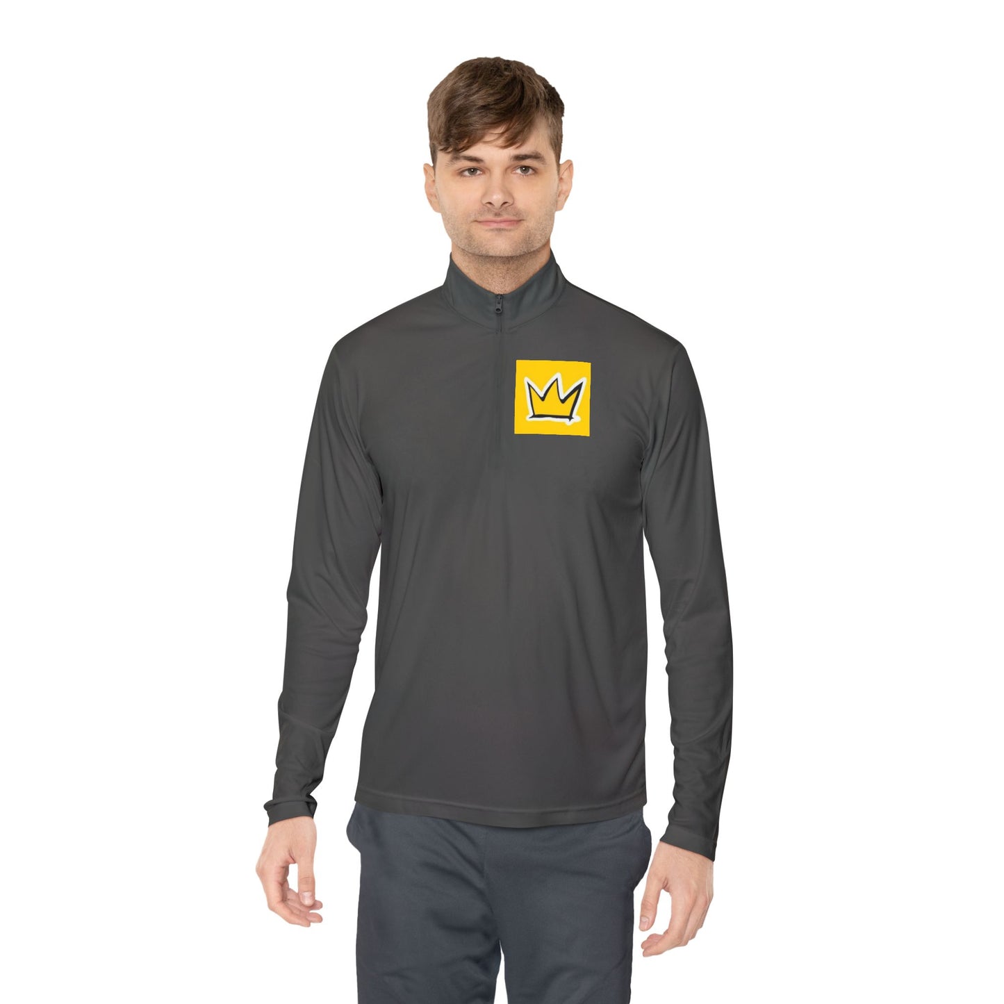 Stylish Unisex Quarter-Zip Pullover with Crown Design, Cozy Layering Piece, Perfect for Casual Outings, Gift for All Seasons, Ideal [...]