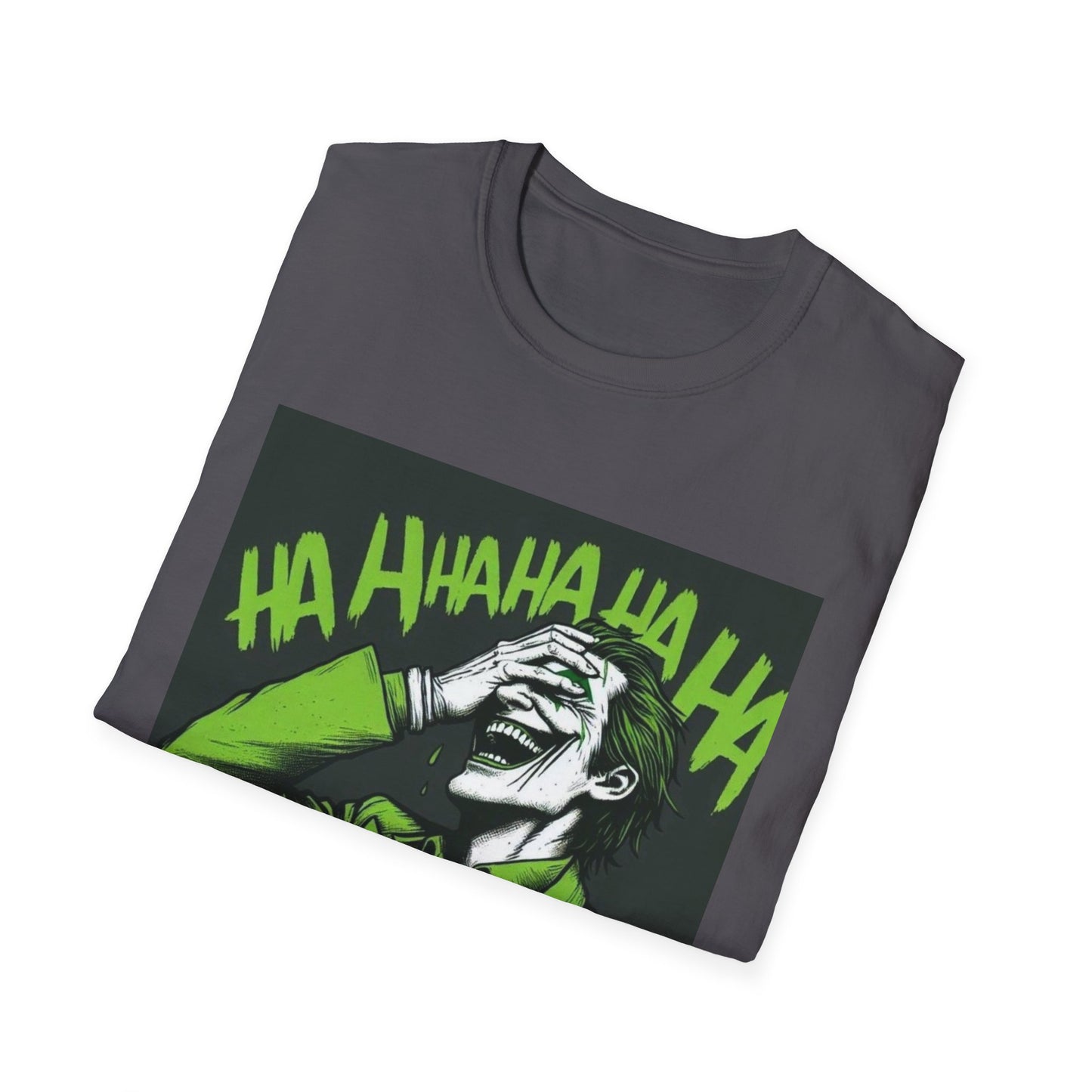 Unisex Joker Humor T-Shirt - Funny Graphic Tee, Unisex Shirt for Comic Fans, Gift for Birthdays & Special Occasions, Casual Wear